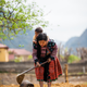 A Hmong farmer.